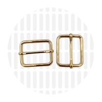 Basic | Wide mouth schuifgesp | 32 mm | Gold