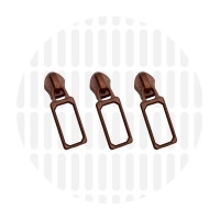 Pictureframe #5S | Schieber Nylon Reißverschluss | Antique Copper