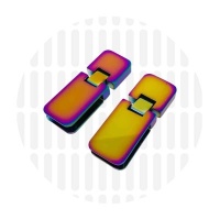 Strap hinge | 19 mm | Iridescent Rainbow