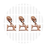 Sewing Machine #5S | schuiver spiraalrits | Rose Gold