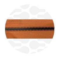 Smokey Orange - #M5 Black | Metalen rits