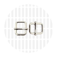 Basic | Wide mouth schuifgesp | 13 mm | Nickel