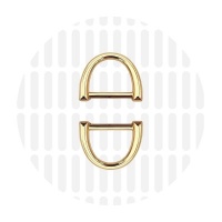 Arc | D-ring | 25 mm | Gold