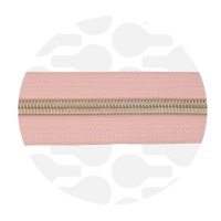 Frosted Peach - #S5 Gold | Spiralreißverschlüssen | 1 Meter