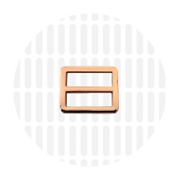 Sleek | schuifgesp | 25 mm | Rose Gold