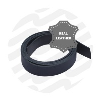 Leather strap 130cm - 30 mm - Ink Blue