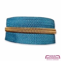 Ocean Blue - #S5 Bronze | Spiraalrits Tape | 1 meter