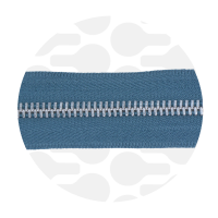 Peacock - #M5 Silver | Metalen rits