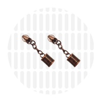 Tassel #5S | schuiver spiraalrits | Antique Copper