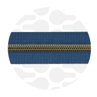 Stormy blue - #S5 Bronze | Spiraalrits | 1 meter