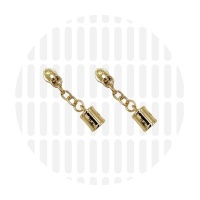 Tassel #5S | schuiver spiraalrits | Gold