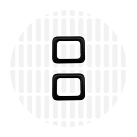 Sleek | Rechthoekige ring | 15 mm | Electro Black