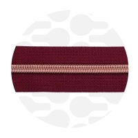 Wine red - #S5 Rose Gold | Zip Nylon | 3 mètres