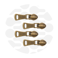 Allround #5S | schuiver spiraalrits | Antique Brass