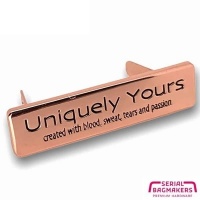 Bag Label | Uniquely yours | Rose Gold