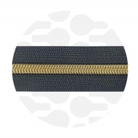 Midnight Grey - #S5 Gold | Spiraalrits | 10 meter