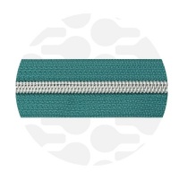 Deep Mint - #5S Silver | Nylon Coil Zipper Tape | 1 meter