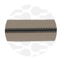 Cappuccino - #M5 Black | Metallreißverschluss