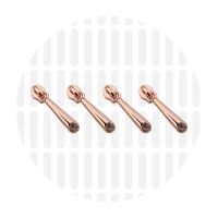 Zipper slider Icicle #S3 | Rose Gold