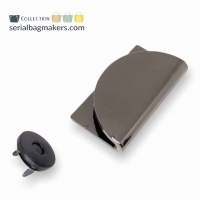 Magneet | Half moon | Gun metal