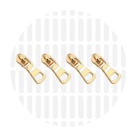 Zipper slider Stepper #S3 | Gold