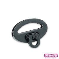 Flipsluiting | Oval | Electro Black