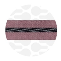 Dark Lilac - #S5 Gunmetal | Nylon Coil Zipper Tape | 1 meter