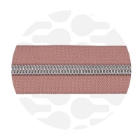 Salmon brown - #S5 Silver | Spiraalrits | 10 meter