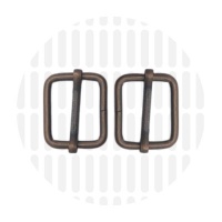 Basic | schuifgesp | 19 mm | Antique Copper