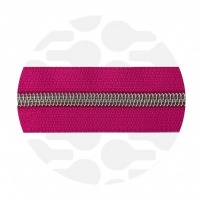 Radiant Magenta - #S5 Silver | Spiraalrits Tape | 1 meter