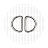 Basic | D-ring | 19 mm | Nickel