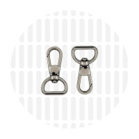 Elegant | Musketon | 15 mm | Nickel