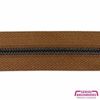 Old Cognac - #M3 Bronze | Metal Zipper tape | 5 meter