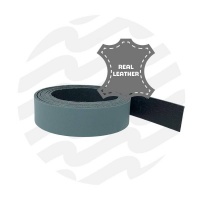 Leather strap 130cm - 20 mm - Foggy Blue