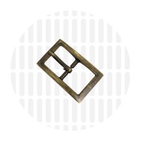 Gesp met pin | 19 mm | Antique Brass