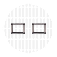 Edge | Rectangular ring | 19 mm | Gun metal