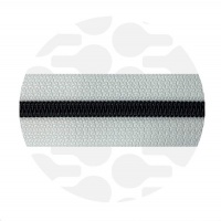 Pure White - #S5 Black | Spiraalrits | 10 meter