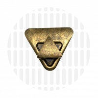 Draaisluiting | Triangle | Antique Brass