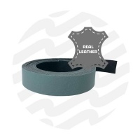 Leather strap 130cm - 25 mm - Foggy Blue