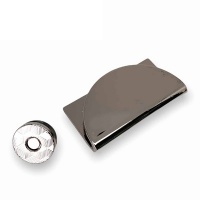 Magneet | Half moon | Nickel