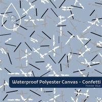 Pastel Blue | Pencil Art | Wasserabweisend | 50 cm x 145 cm