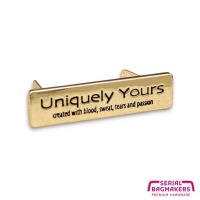 Bag Label | Uniquely yours | Gold