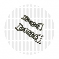 Chain strap connector | Gun metal