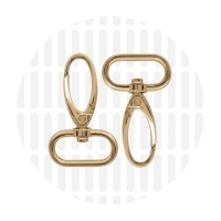 Elegant | Musketon | 25 mm | Gold