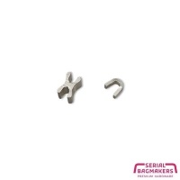 Stops for metal zippers #M5 | Nickel