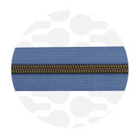 Cloudy Blue - #S5 Bronze | Zip Nylon | 3 mètres