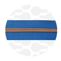 Belize Blue - #S5 Rose Gold | Spiralreißverschlüssen | 1 Meter