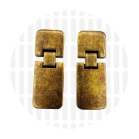 Strap hinge | 19 mm | Antique Brass