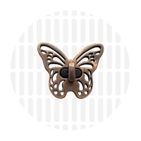Draaisluiting | Butterfly | Antique Copper