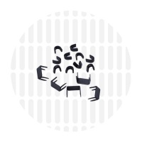 Stops for metal zippers #M3 | Electro Black